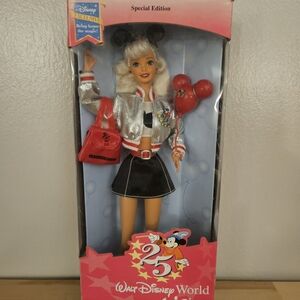 Barbie Walt Disney World Special Edition Doll with Silver Jacket and Black Skirt